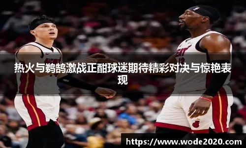 热火与鹈鹄激战正酣球迷期待精彩对决与惊艳表现